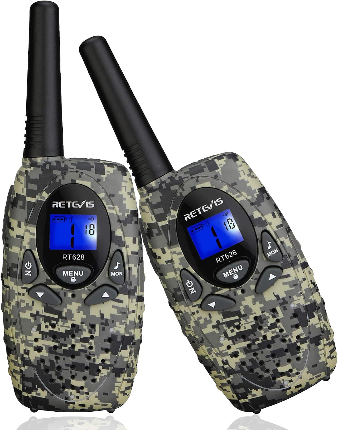 Retevis - RT628 Kids Walkie Talkies, Army Toys for 4-12 Year Old Boys Girls | Birthday Gift for Family Outdoor Adventure C - Camouflage price history on PriceWatchPro