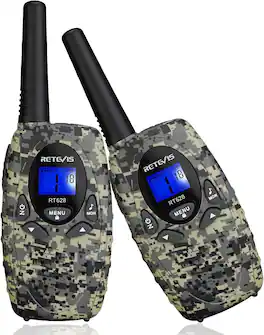 Retevis - RT628 Kids Walkie Talkies, Army Toys for 4-12 Year Old Boys Girls | Birthday Gift for Family Outdoor Adventure C - Camouflage