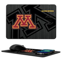 Keyscaper - Minnesota Golden Gophers Wireless Charger and Mouse Pad - Multicolor