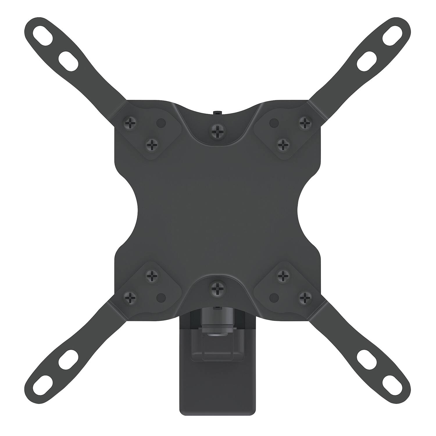 Angle. Manhattan - Articulating TV Wall Mount for 13" to 43" TVs, 200 x 200 Max VESA, Holds up to 44 Lbs - Black.
