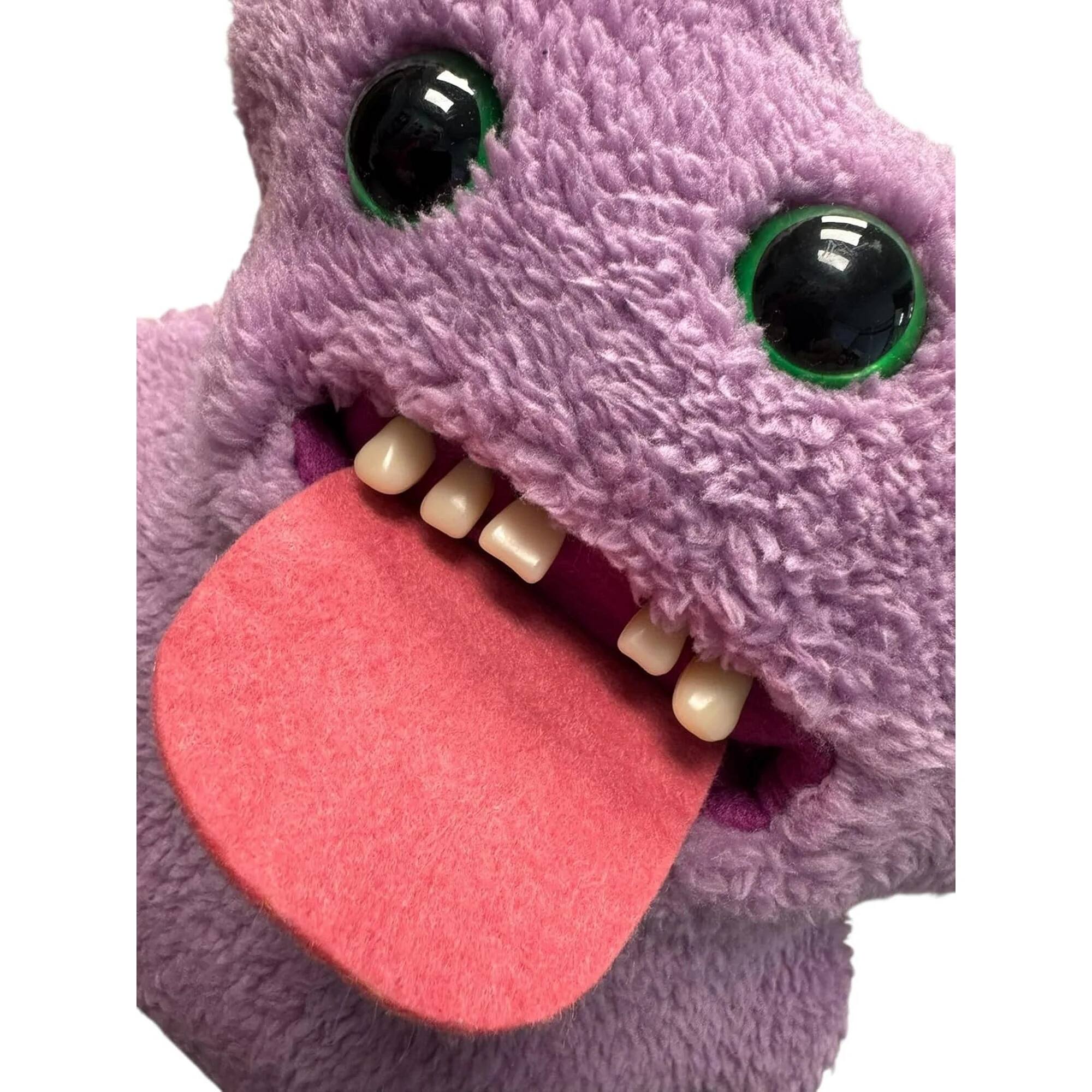 Alt View 2. Fuggler - Set of 3 Zuru Fuggler Limited Edition Gaptooth McGoo Plush Toy 9 Inch - Purple.