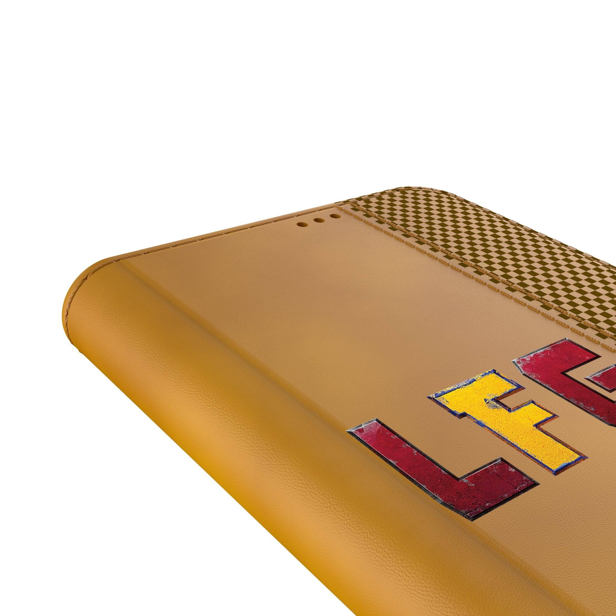 Alt View 1. Keyscaper - Marvel Badge Folio Phone Case - Samsung Galaxy S21 Plus - Deadpool Wolverine 1.