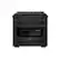 Front. ZLINE - ZLINE 36 in. Paramount Gas Range with 6 Burner DuoPro Cooktop and Gas Oven (PSGRB-36) - Black Stainless Steel.