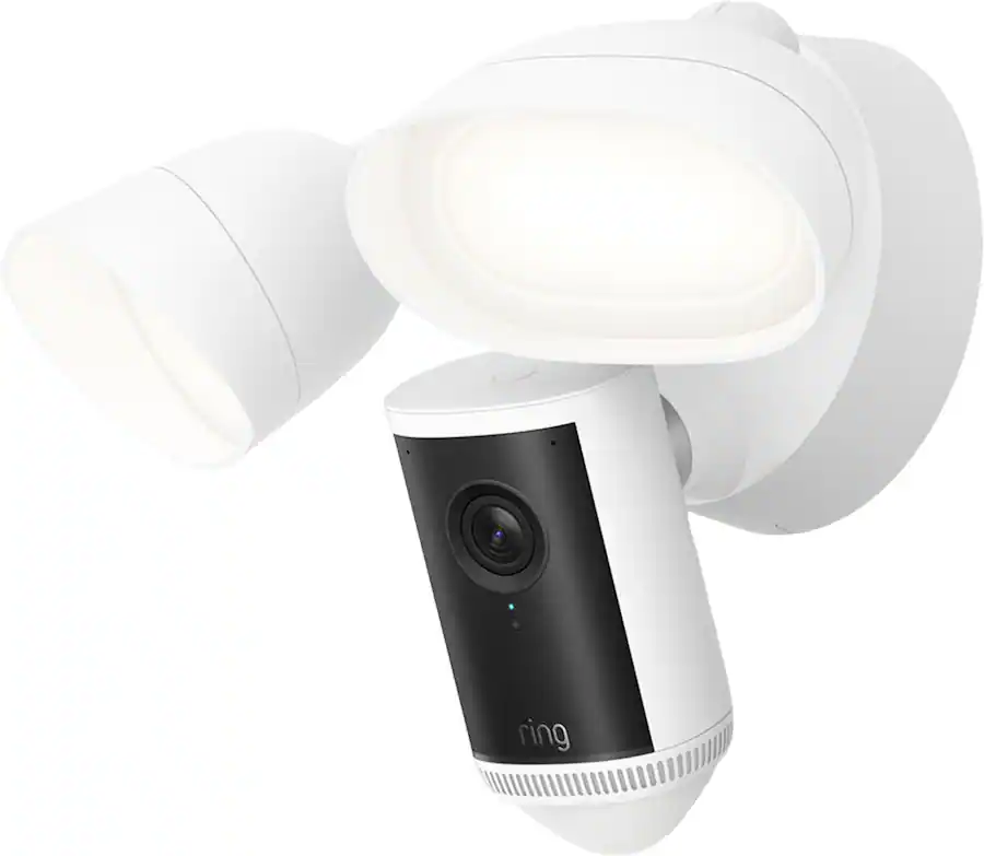 Ring Floodlight Cam Pro (2nd Gen) Retinal 4K for ultra clear video
