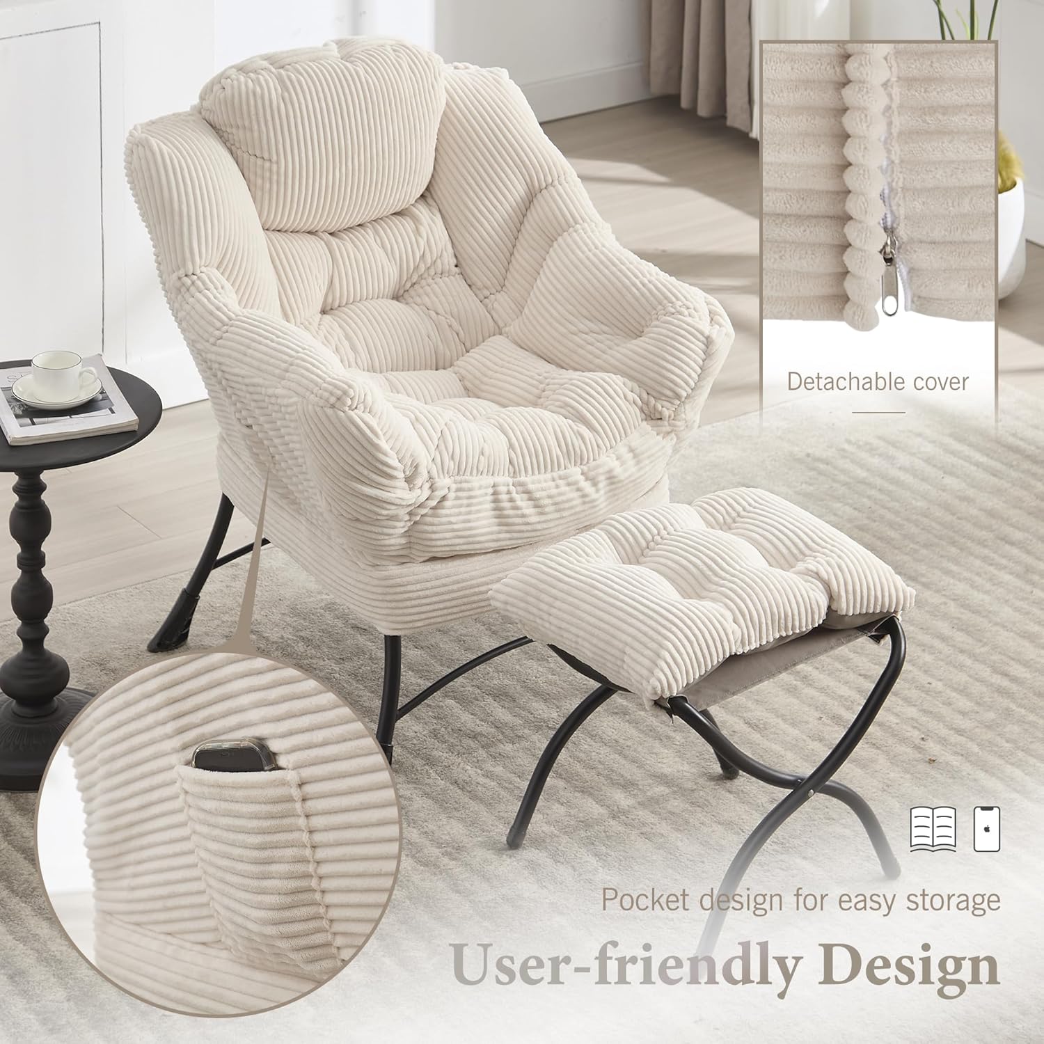 - Detachable cover
- Pocket design for easy storage
- User-friendly Design