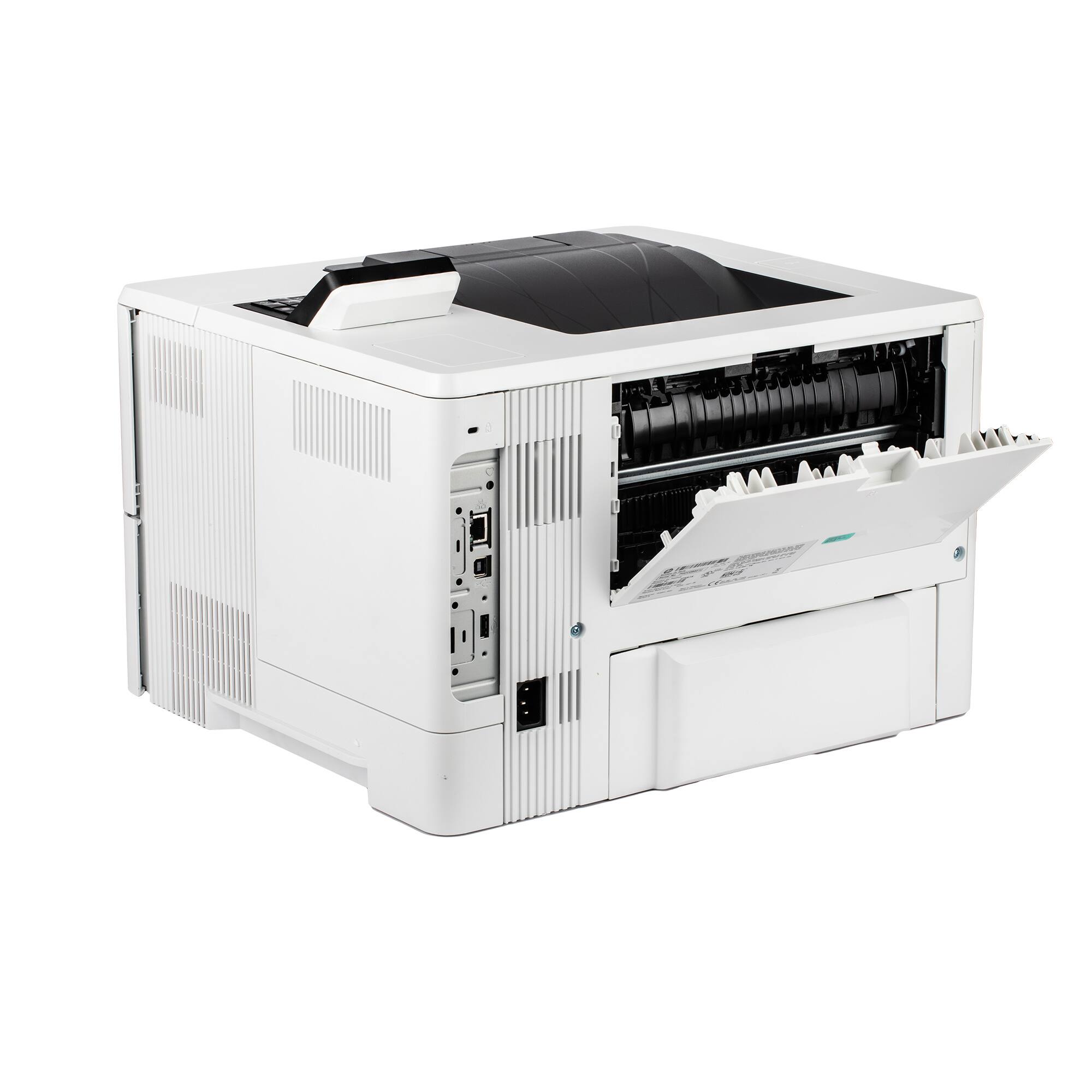 Back. HP - HP LaserJet Enterprise M507dn Monochrome USB Laser Printer.