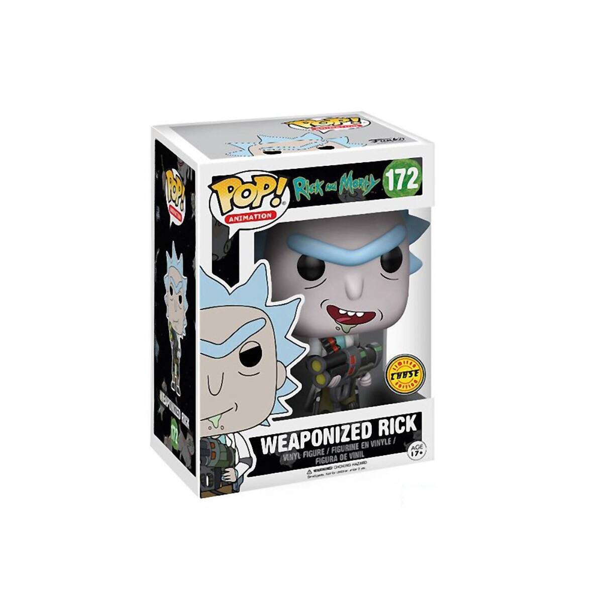 Funko RAT (L) May 172 POP! ANIMATION  
WEAPONIZED RICK VINYLE / FIGURINE EN VINYLE / FIGURA DE VINIL