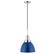 Front Zoom. Camden&Wells - Madison Pendant Light - Blue/Polished Nickel.