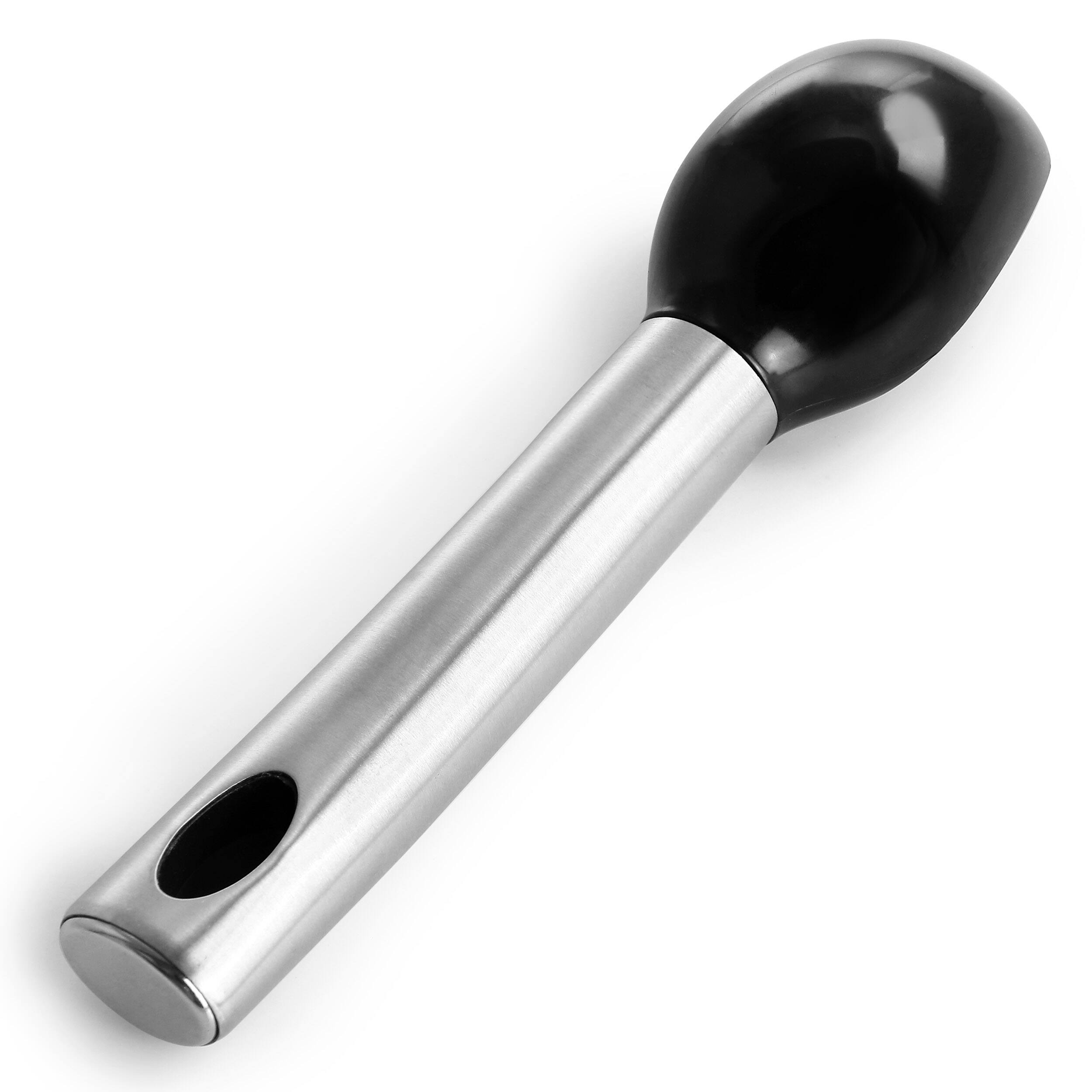 Alt View 1. Oster - Oster Baldwyn Stainless Steel and Plastic Ice Cream Scoop - Silver.