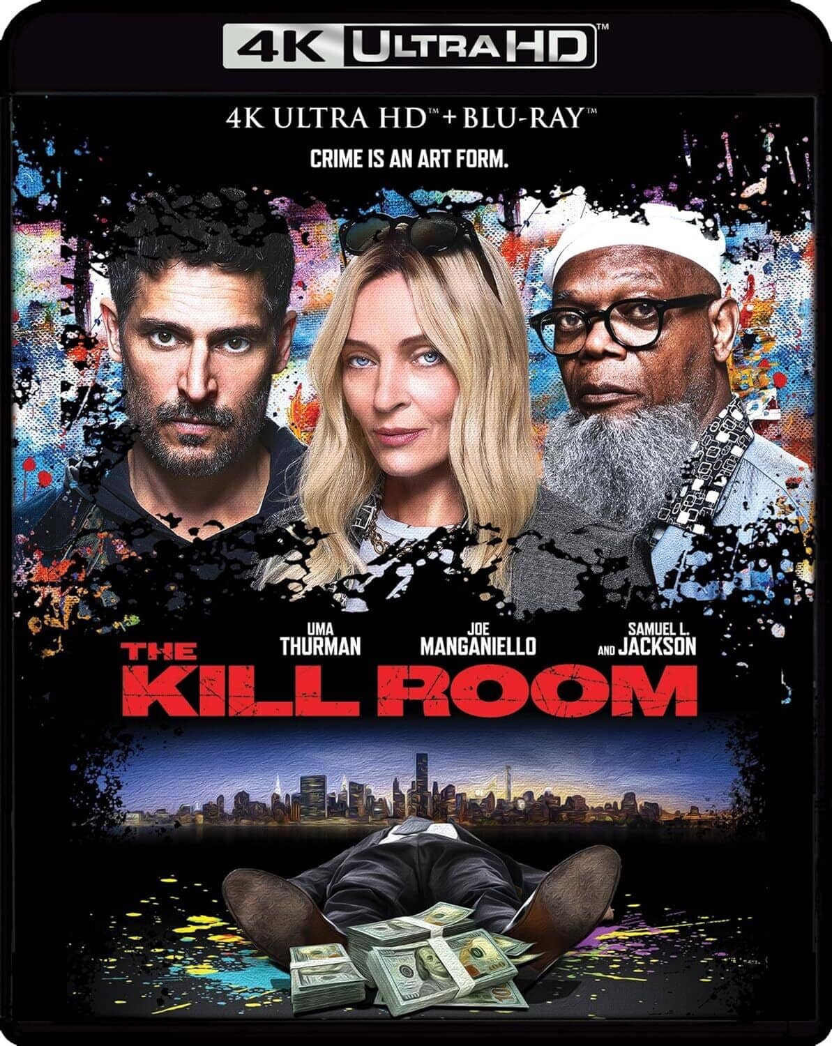 Front. The Kill Room   - 4K Blu-Ray.