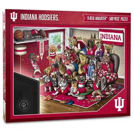 YouTheFan - Indiana Hoosiers Purebred Fans 18'' x 24'' A Real Nailbiter 500-Piece Puzzle - Multicolor