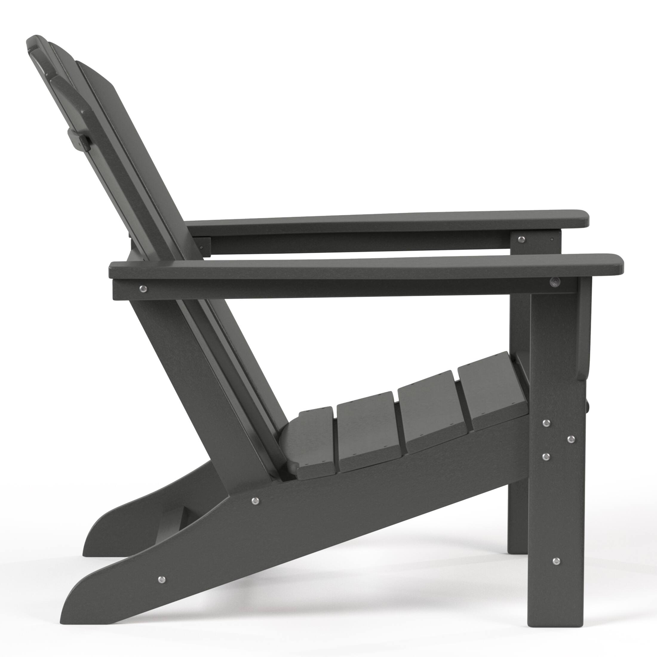 Back. WestinTrends - WestinTrends Dylan Outdoor Adirondack Chair (Set of 2) - Gray.