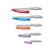Alt View 11. Cuisinart - Classic Stainless Color Band 10PC Knife Set - Metallic.