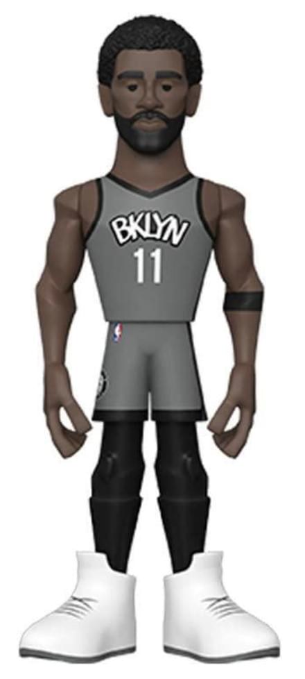 Alt View 1. Funko - Brooklyn Nets NBA Funko Gold 5 Inch Vinyl Figure | Kyrie Irving - Grey.