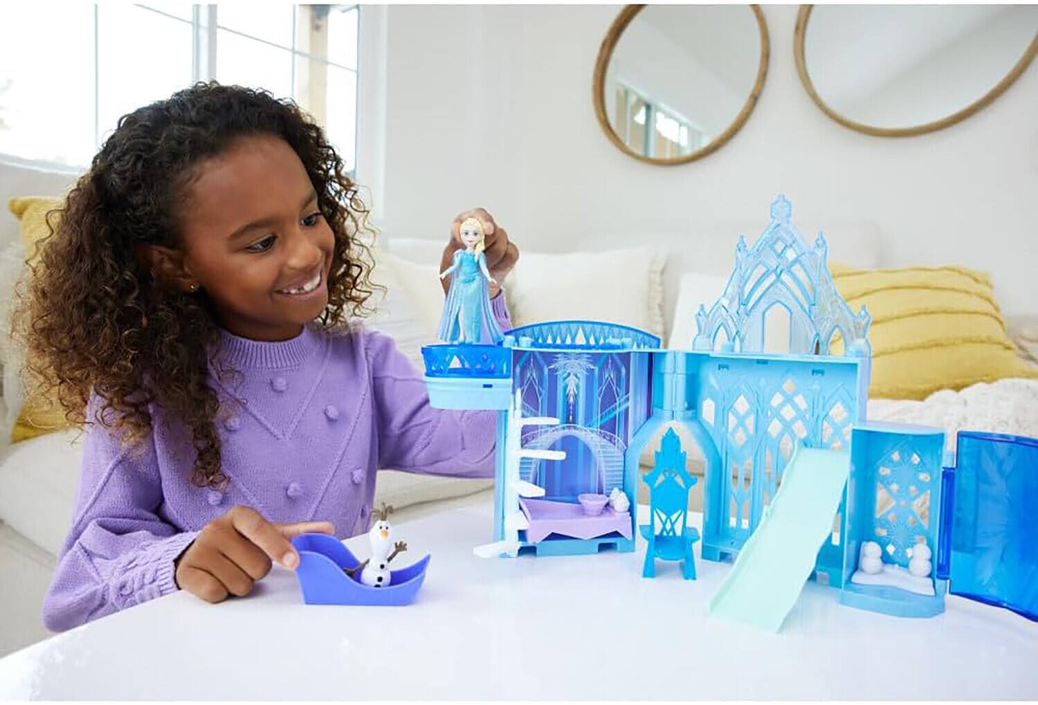 Alt View 1. Mattel - Disney Frozen Storytime Stackers: Elsa's Ice Palace   - COLLECTIBLES - Multicolor.