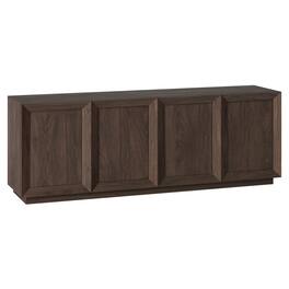 Hudson&Canal - Morse Rectangular TV Stand for TV's up to 75" - Alder Brown