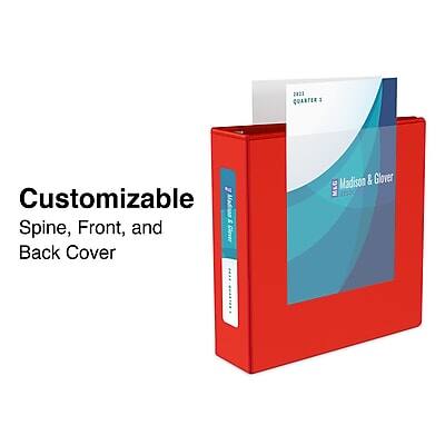 2023 QUARTER 1  
Customizable Spine, Front, and Back Cover  
Madison & Glover MLG