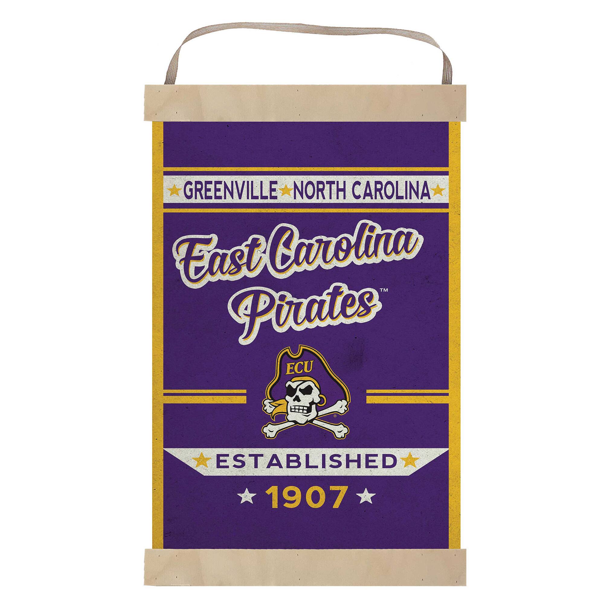 GREENVILLE NORTH CAROLINA  
East Carolina Pirates  
ECU  
ESTABLISHED 1907