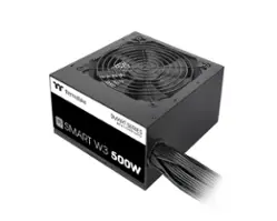 Thermaltake - Smart W3 500W 80Plus Certified ATX v3.1 Spec Power Supply - Black - Front_Zoom
