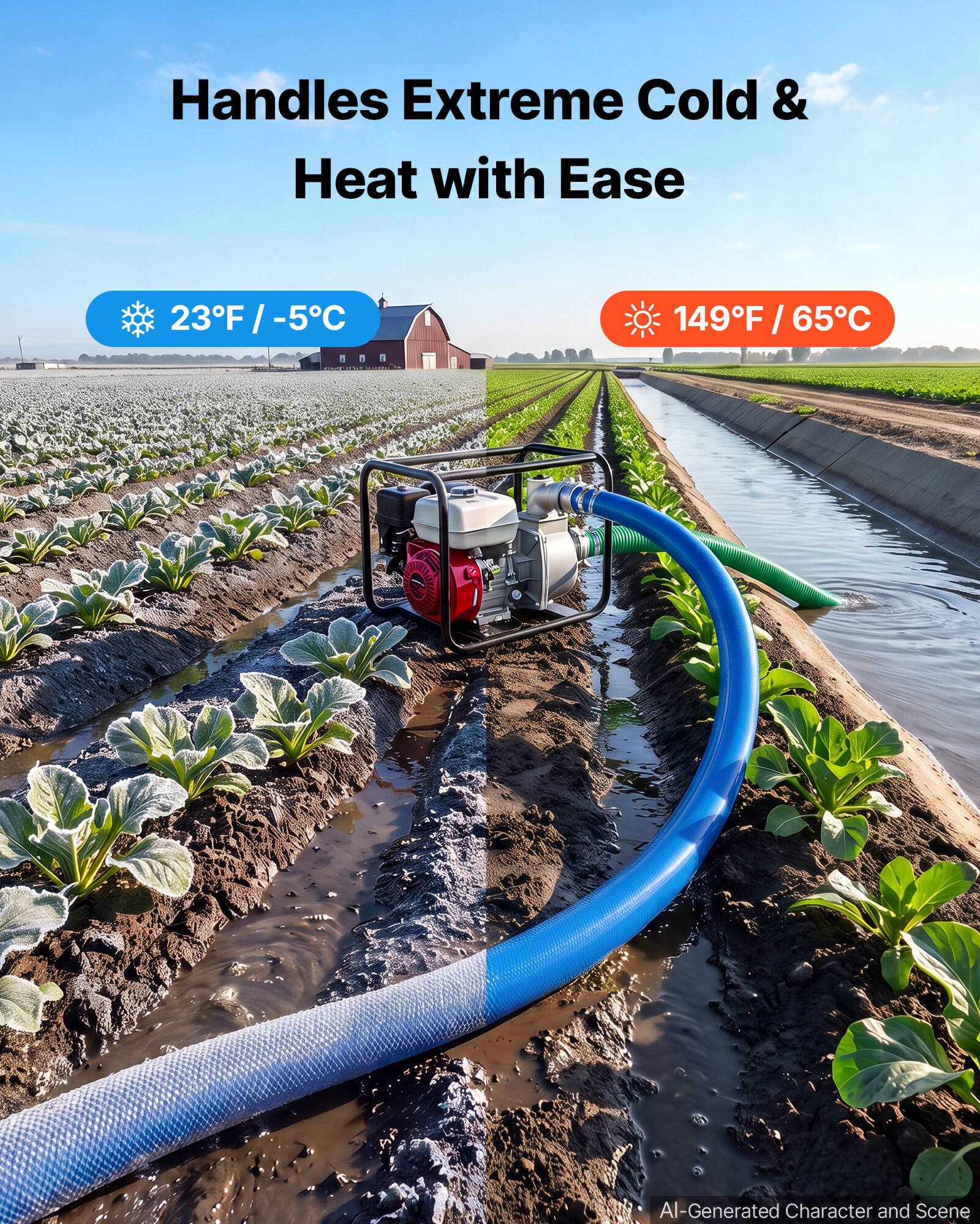 Handles Extreme Cold & Heat with Ease

23°F / -5°C

149°F / 65°C

AI-Generated Character and Scene