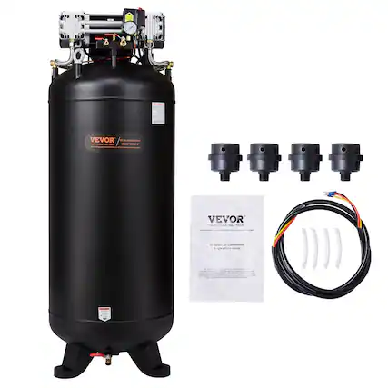 VEVOR
80 Gallon Air Compressor
60-gallon tank model
VEVOR
Touch Tools, Half Price
Industrial Equipment and Accessories
www.vevor.com
VEVOR
80 Gallon Air Compressor
60-gallon tank model