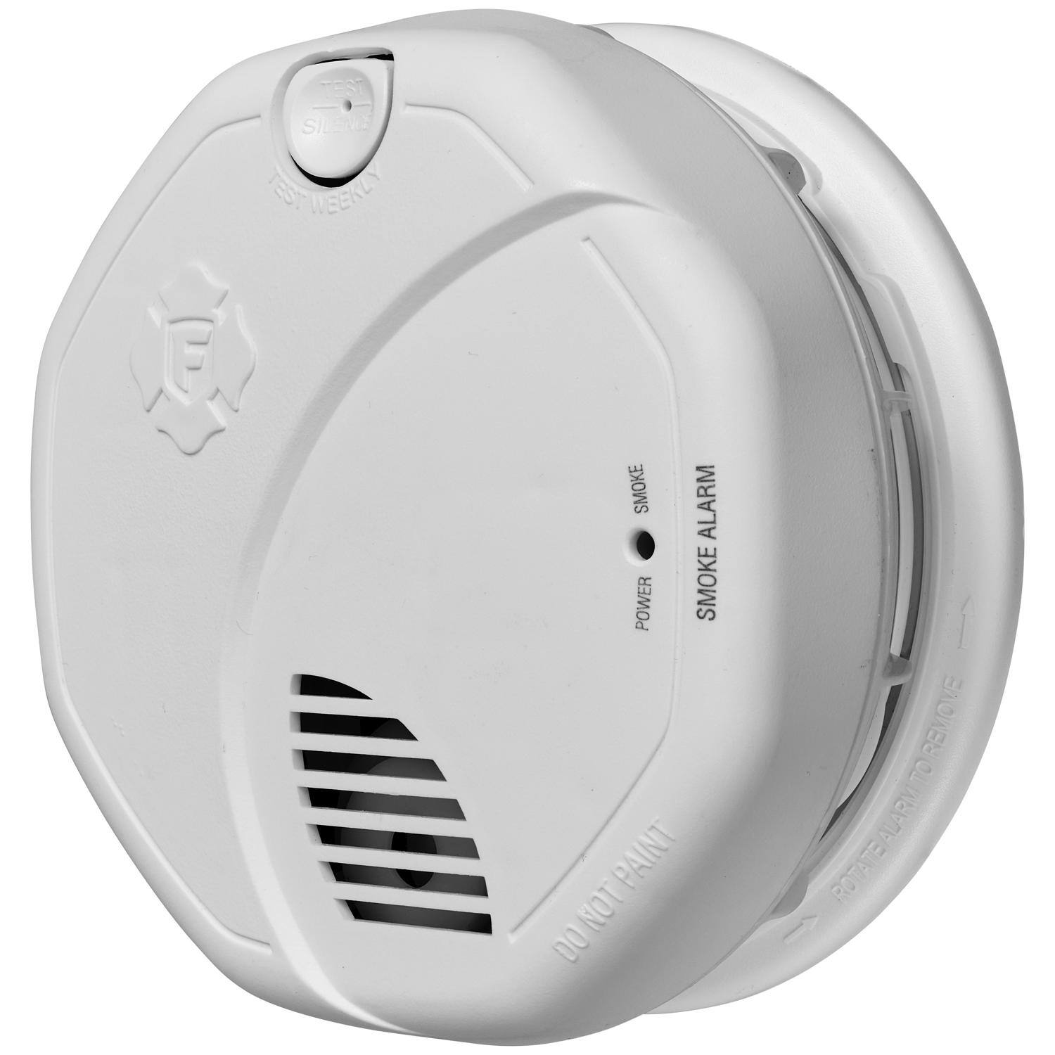 TEST SILENCE TEST WEEKLY  
SMOKE ALARM POWER  
SMOKE ALARM  
DO NOT PAINT  
REMOVE TO ALARM  
ROTATE