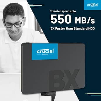 Crucial BX500 500GB SATA 3D NAND SATA 2.5 Inch Internal SSD Crucial BX500 500GB SATA 3D NAND SATA 2.5 Inch Internal SSD