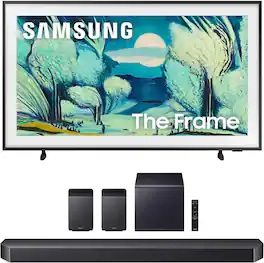QN43LS03FAFXZA 43" The Frame QLED 4K Smart TV with Samsung HW-Q990F Soundbar 11.1.4 Ch with Rear Speakers (2025)