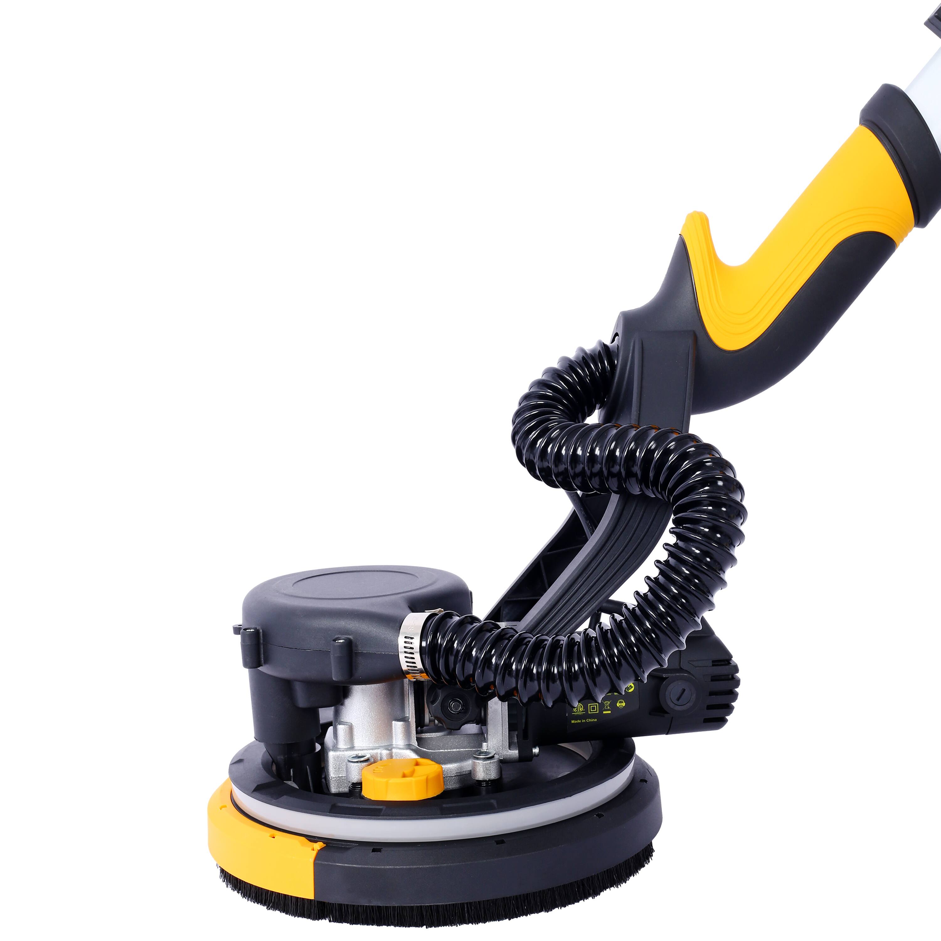 Alt View 7. GOODSILO - 780W Electric Drywall Sander with Vacuum Dust Collection & Variable Speed Control for Wall Finishing - Yellow+Black.