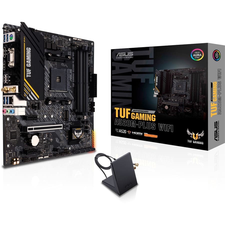 ASUS TUF GAMING A520M PLUS WIFI Gaming Desktop Motherboard AMD
