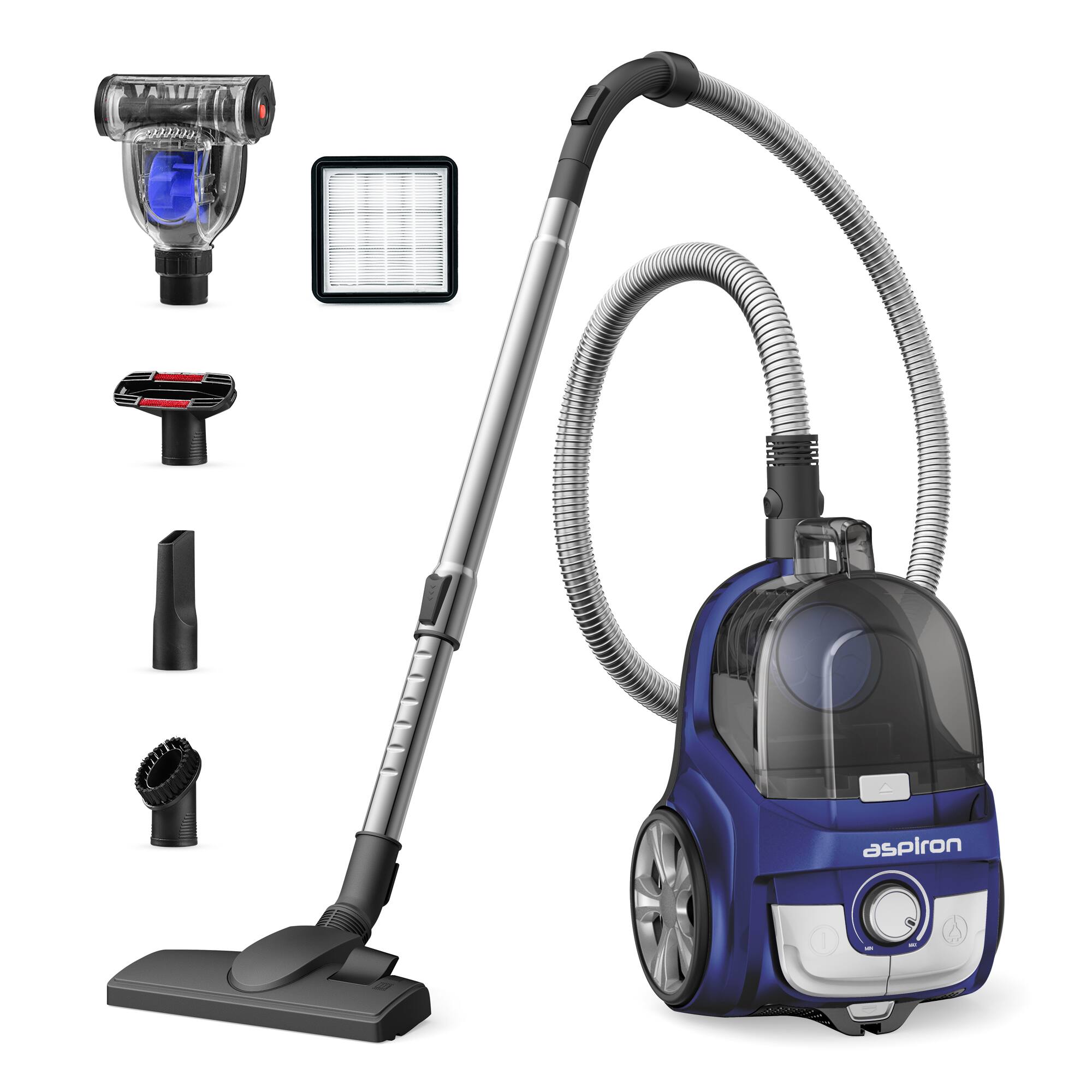 Front. HOMLUX - Lightweight Bagless Vacuum Cleaner Powerful Multi-Surface Upright Vac with Large Dust Cup for Carpet Hard Floor.