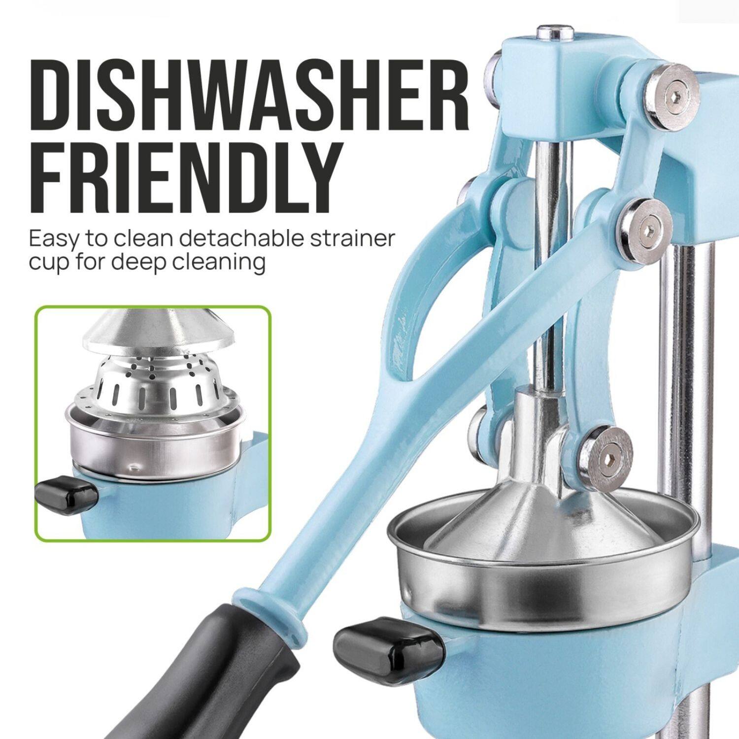 DISHWASHER FRIENDLY  
Easy to clean detachable strainer cup for deep cleaning