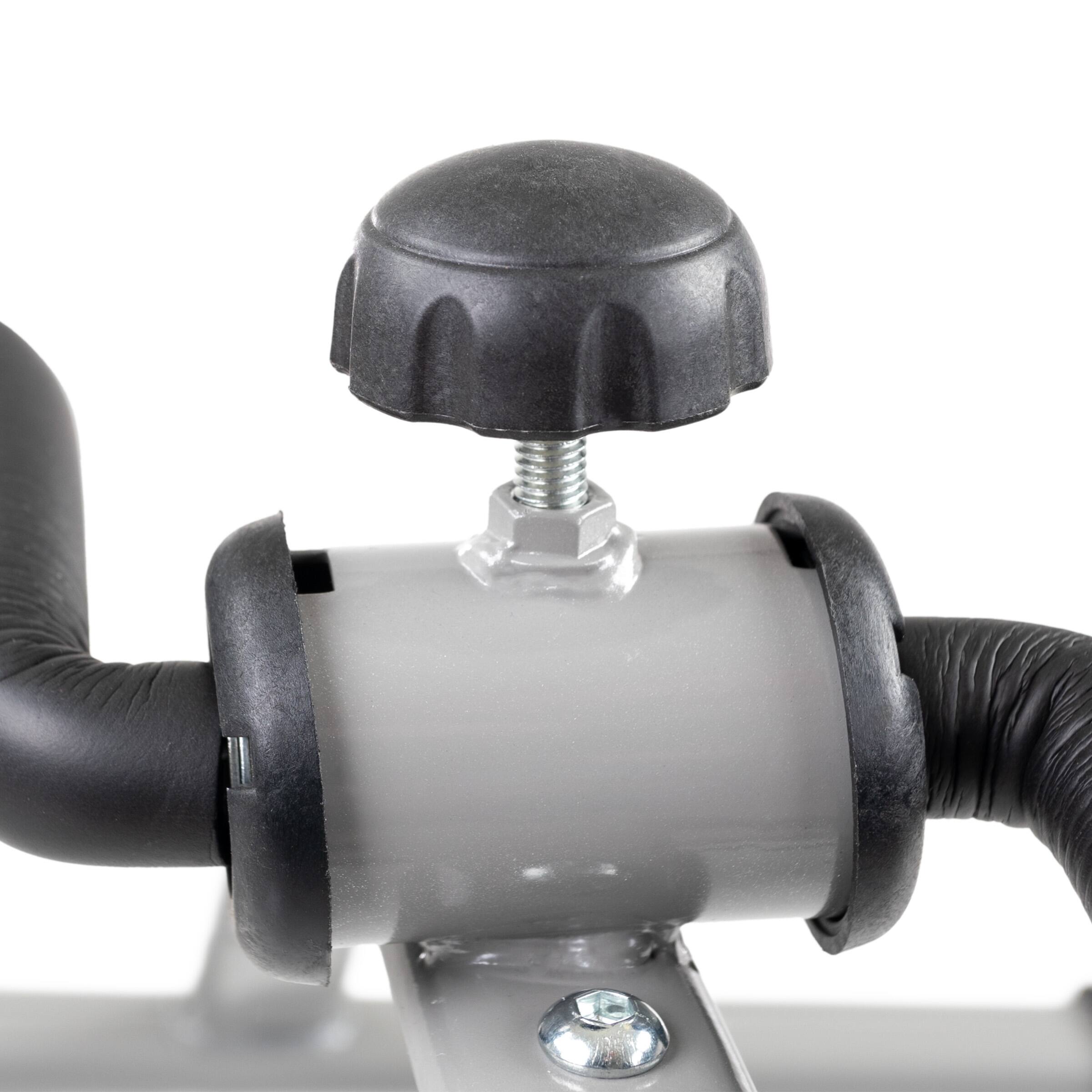 Alt View 3. Wakeman - Under Desk Stationary Bike - Pedal Machine - Black and Gray.