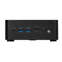 MSI - Cubi NUC AI Barebone System - Intel Core Ultra 5 125H - No Memory - No Storage - No Operating System - Black - Front_Zoom