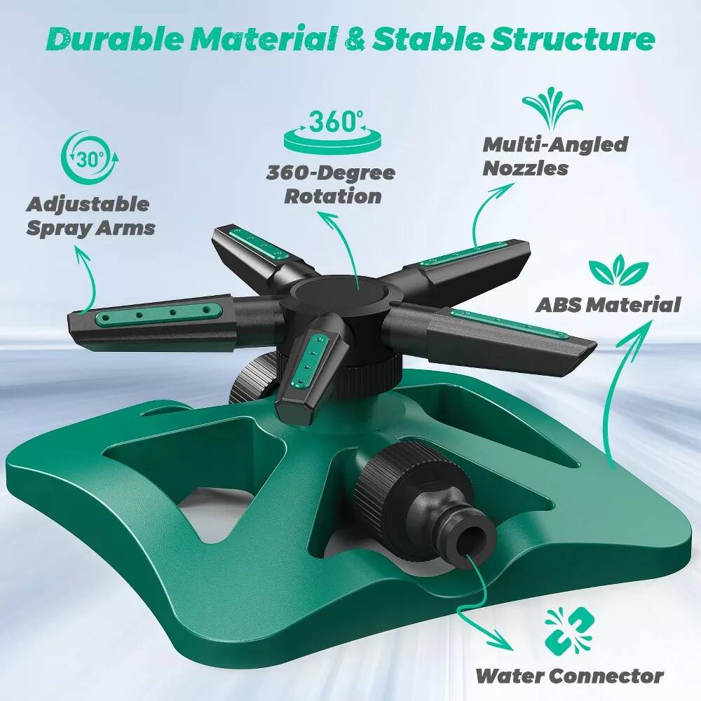 Durable Material & Stable Structure

- Adjustable Spray Arms
- 360-Degree Rotation
- Multi-Angled Nozzles
- ABS Material
- Water Connector