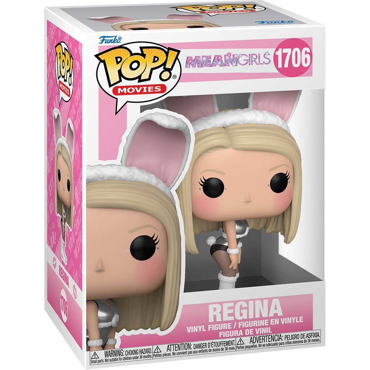 CP 1 Fualy Funko  POP! MEANGRLS 1706 MOVIES REGINA EN VINYLE FIGURE / FIGURINE VINYL DE VINIL FIGURA PELIGRO DE ASFIXIA D'TOUFFEMENT A ADVERTENCIA: para nilot menores de 38 meses DANGER pequeas. & iS adecuado HAZARD A ATTENTION: 2 entants de moins de 36 mois Partes WARNING: CHOKING Petites pices. Ne convrent pes b chilcren under 36 months Seal parts Not sutable