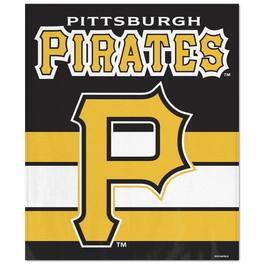WinCraft - Pittsburgh Pirates Ultra Plush 50" x 60" Throw Blanket - Multicolor
