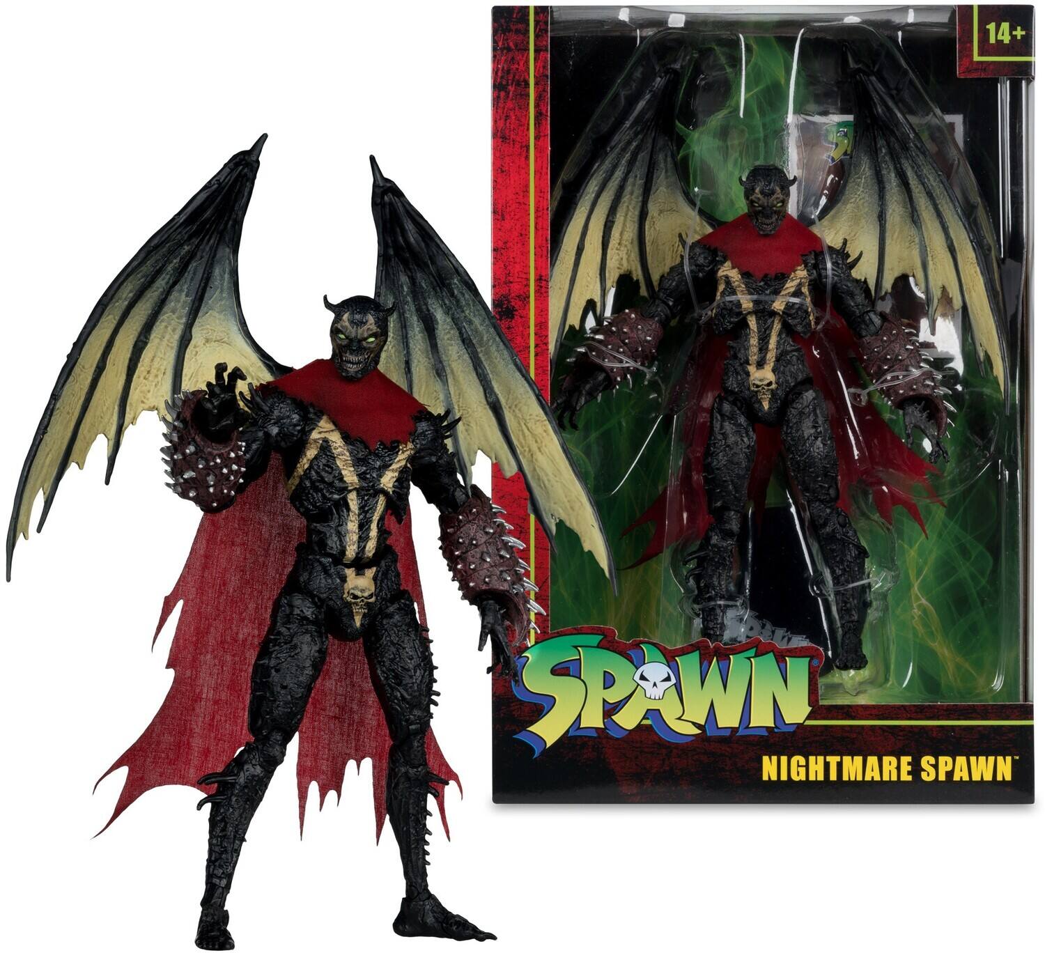 McFarlane Toys - Spawn - Nightmare Spawn (Classic) 7" Action Figure - COLLECTIBLES - Multicolor