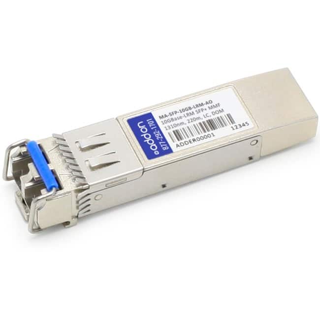 AddOn - Cisco® Meraki MA-SFP-10GB-LRM Compatible TAA Compliant 10GBase-LRM SFP+ Transceiver (MMF, 1310nm, 220m, LC - Black
