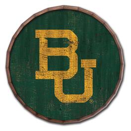 Fan Creations - Baylor Bears 24" Cracked Color Barrel Top Sign - Multicolor