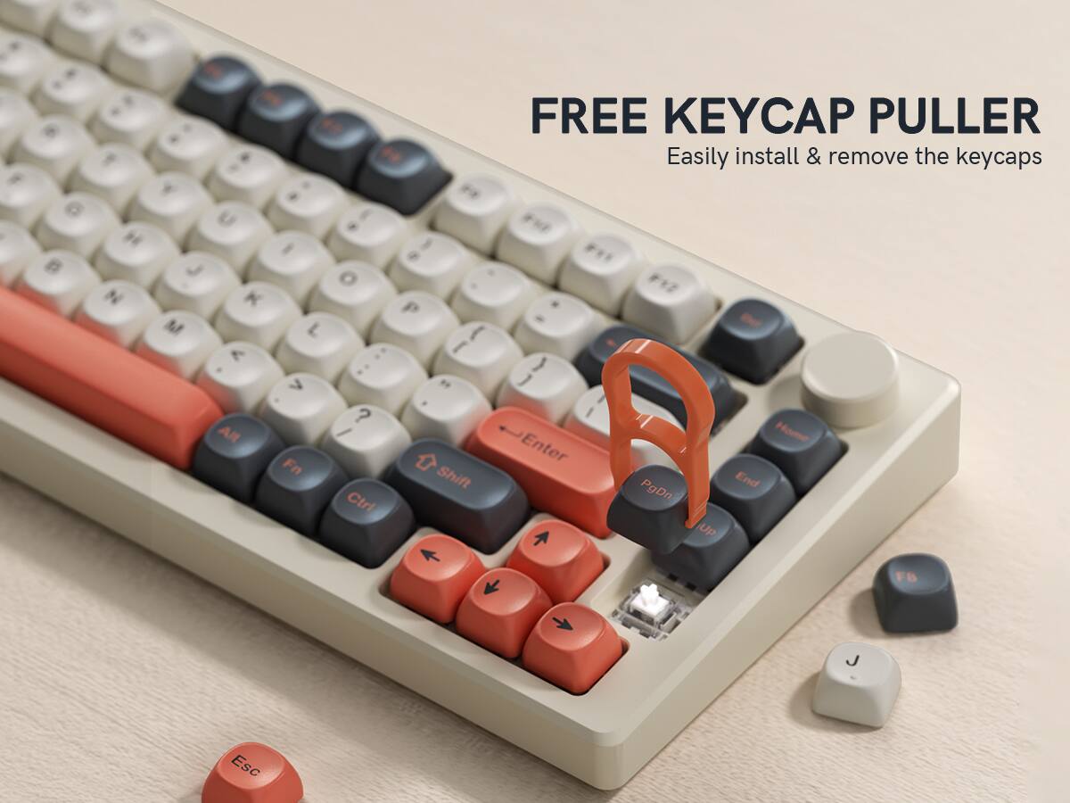FREE KEYCAP PULLER  
Easily install & remove the keycaps