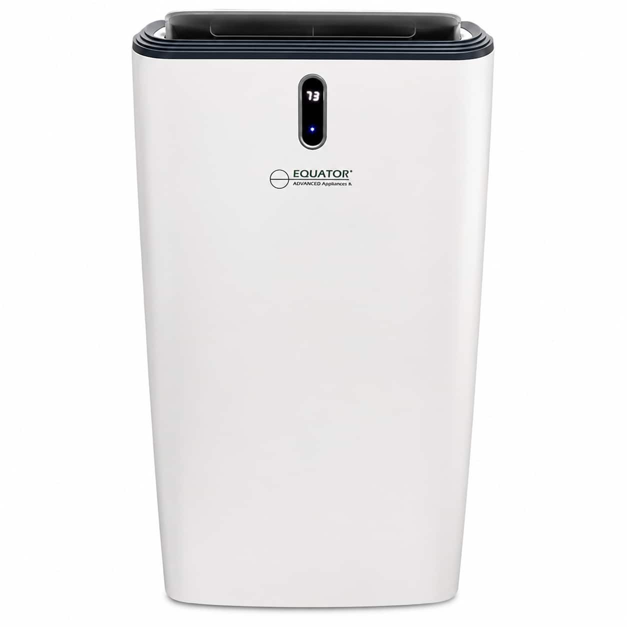 Equator - 12,000 BTU 3-in-1 Dual Hose Portable AC, Dehumidifier & HEPA Air Purifier for Rooms up to 450 Sq. Ft - White