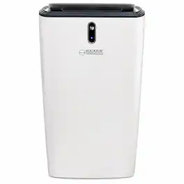 Equator - 12,000 BTU 3-in-1 Dual Hose Portable AC, Dehumidifier & HEPA Air Purifier for Rooms up to 450 Sq. Ft - White