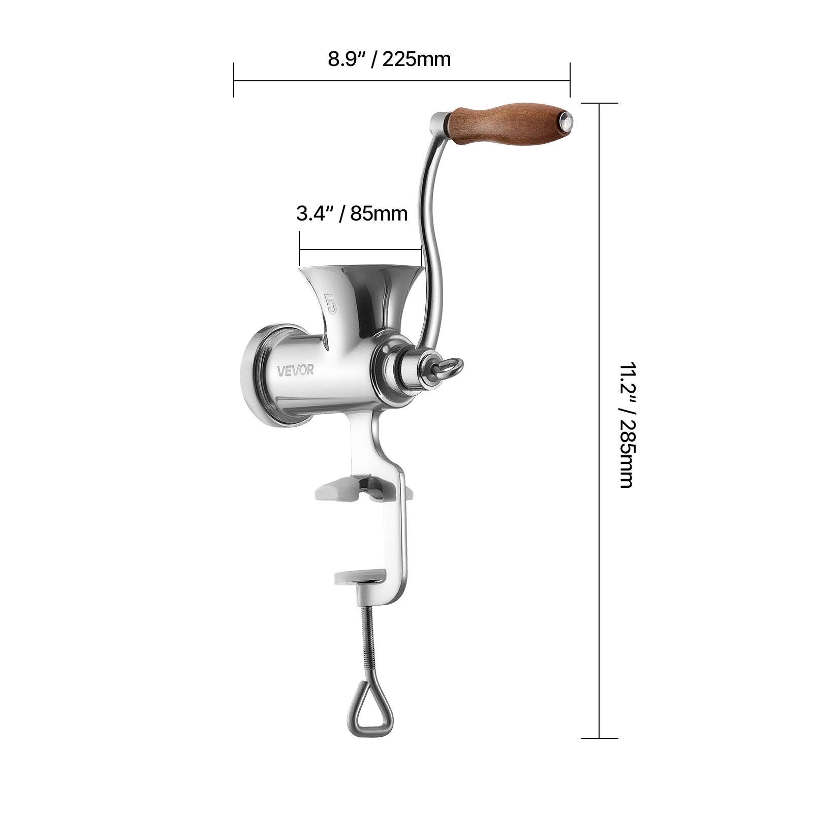 8.9" / 225mm  
3.4" / 85mm  
11.2" / 285mm