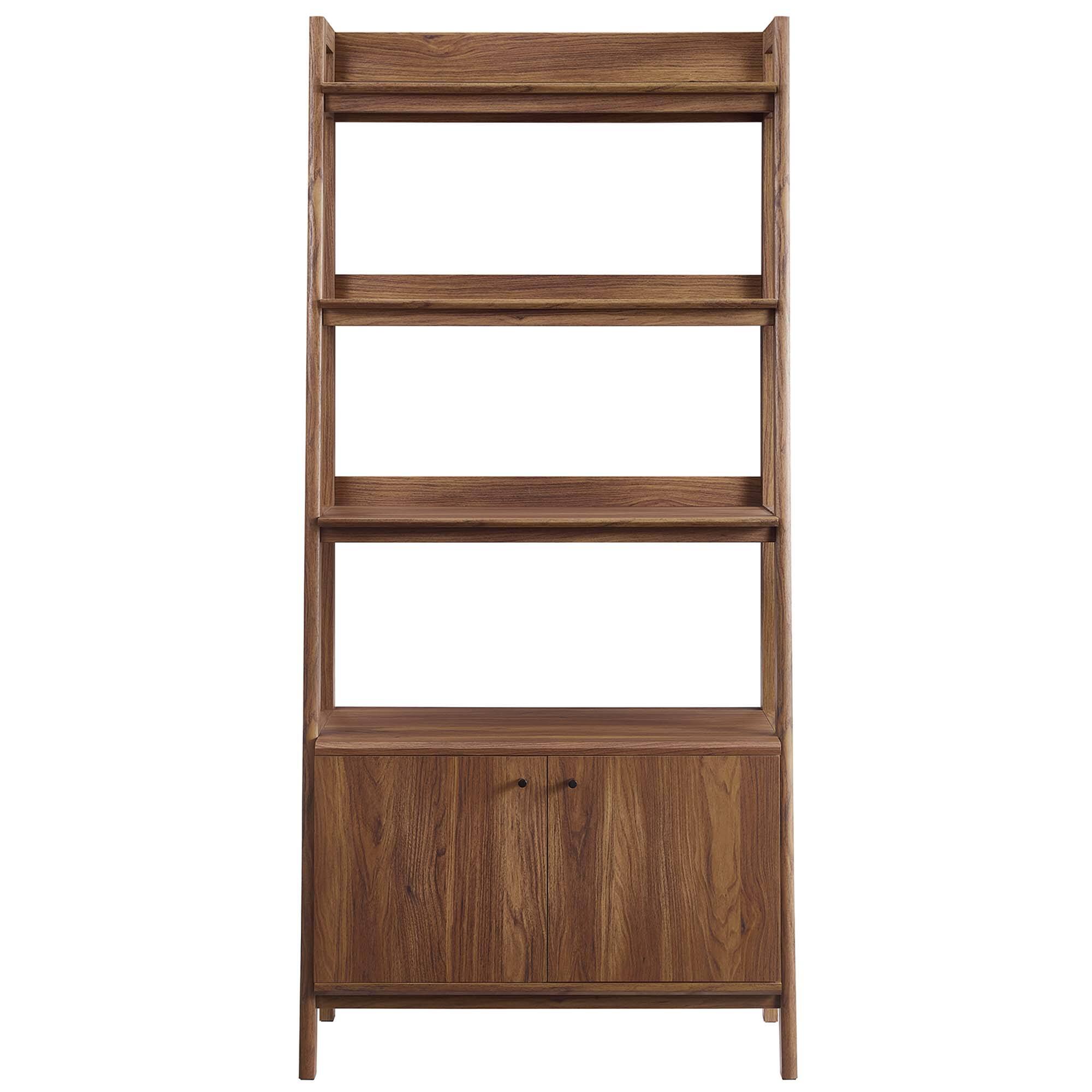 Alt View 2. Modway - Bixby 33" Bookshelf by Modway - Walnut.