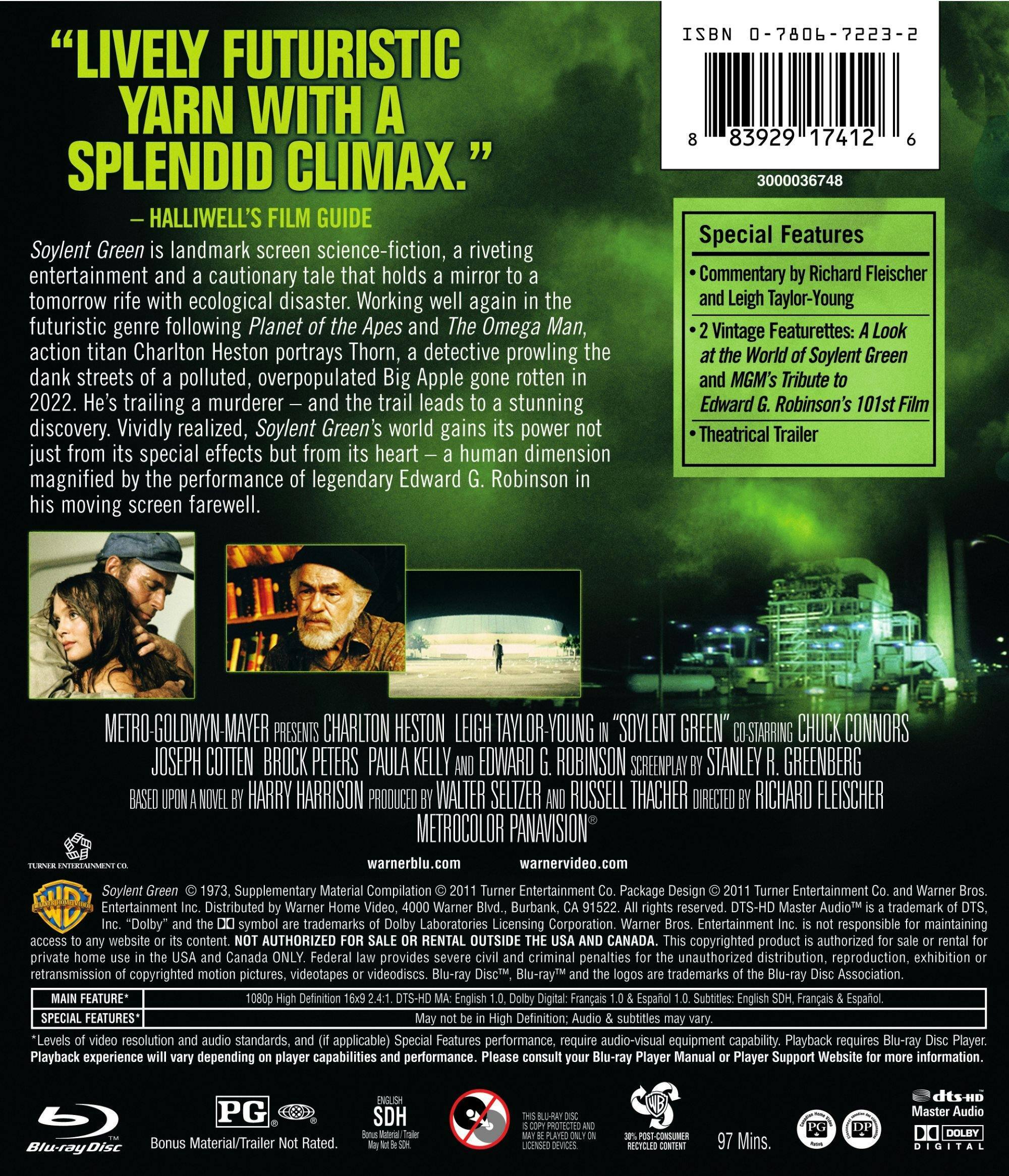 Angle. Soylent Green [Blu-ray].