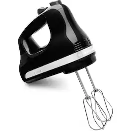 KitchenAid - Ultra Power 5-Speed Hand Mixer - Onyx Black