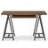 Alt View 16. Simpli Home - Sawhorse industrial 50 inch wide solid walnut wood and metal small desk - Walnut.