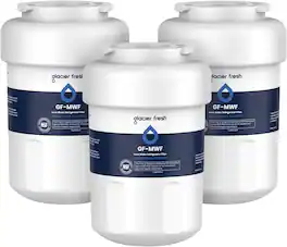 GLACIER FRESH - Replacement for MWF Refrigerator Water Filters, SmartWater MWFP, MWFA, 3 Pack