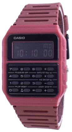 Casio - Data Bank Dual Time Calculator Alarm CA-53WF-4B Unisex Watch 30M - Black
